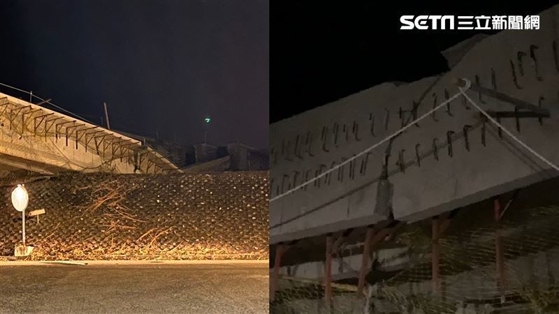 6.6強震！花蓮玉興橋新建橋面斷裂