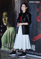 Selina（任家萱）出席「頭七」聯訪，交往半年男友6字直球告白：姐姐我喜歡妳。（記者邱榮吉/攝影）