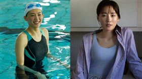 綾瀨遙最新戲劇扮演游泳教練。（圖／翻攝自《是的，不會游泳》官方推特）