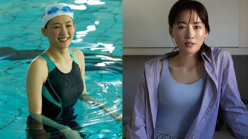 女星「美胸解封」染疫痊癒變游泳教練