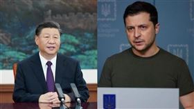 澤倫斯基,習近平（圖／翻攝自zelenskiy_official IG、新華網）