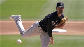 ▲畢柏（Shane Bieber）1.1局挨2轟。（圖／美聯社／達志影像）