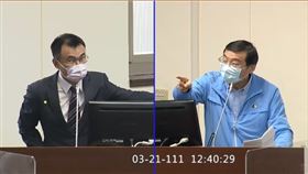 農委會主委陳吉仲(左)、國民黨立委曾銘宗(右)。（圖／翻攝自立法院網站）