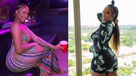 美國網紅用舌頭彈吉他。（圖／翻攝自《itsvvsdiamond》IG）