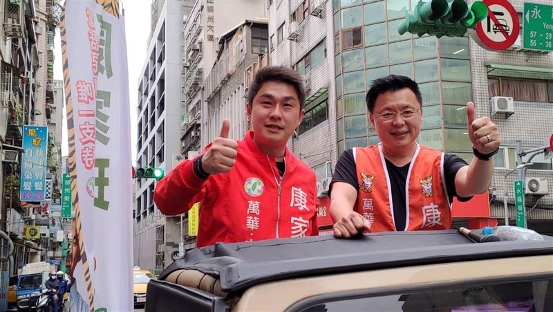 超馬立委趙天麟跑步拜票挺康家瑋