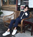 孫麥傑三立新聞網專訪。（記者邱榮吉/攝影）