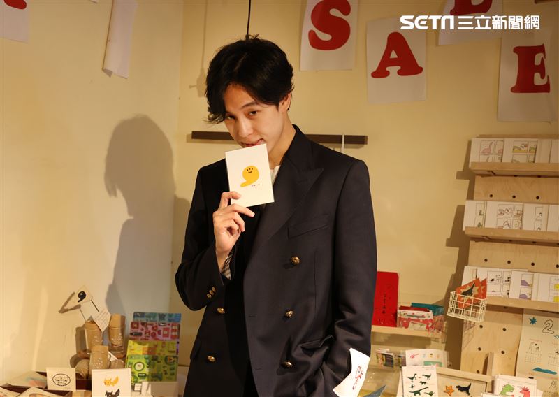 孫麥傑三立新聞網專訪。（記者邱榮吉/攝影）