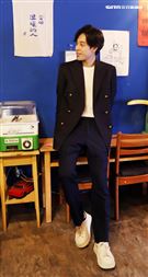 孫麥傑三立新聞網專訪。（記者邱榮吉/攝影）