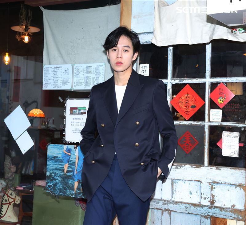 孫麥傑三立新聞網專訪。（記者邱榮吉/攝影）