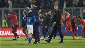 ▲義大利爆冷輸北馬其頓，連兩屆無緣世界盃足球賽。（圖／美聯社／達志影像）