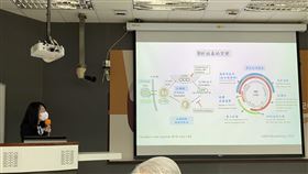 北榮醫研部研究員梁毓津說明研究過程。（圖／記者簡浩正攝影）