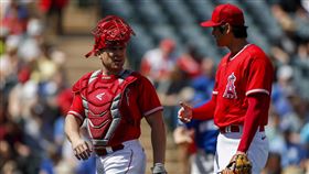 ▲洛杉磯天使捕手Max Stassi。（資料照／美聯社／達志影像）