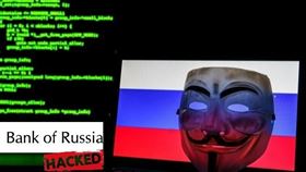 匿名者成功駭進俄國央行！48小時內公布「3.5萬份機密▲（圖／翻攝自Anonymous TV推特）

