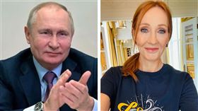 普丁,JK羅琳（合成圖／普丁IG、JK羅琳推特）