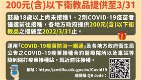 ▲衛教品提供至三月底（圖／指揮中心提供）