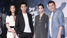 《第九分局》上映記者會，主演劉奕兒、邱澤、溫貞菱、澎恰恰 。（圖／記者林士傑攝影）