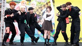 焦凡凡成了ALL IN 5「第一次」的女人 出席他們生平第一場簽唱會竟讓眾鮮肉「暈船」 真星製造研究所 提供