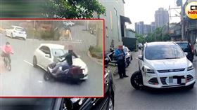 ▲新北市蘆洲警分局統計，去年1月迄今，該路段A2車禍（有人受傷）已發生20件，（圖／CTWANT合成）