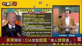 資深媒體人黃創夏在《94要客訴》表示，拜登用經濟制裁暗示俄寡頭與俄羅斯聯邦安全局(FSB)局長推翻普丁。