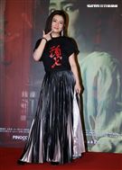 Selina任家萱出席「頭七」首映會。（記者邱榮吉/攝影）