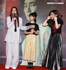 Selina任家萱、吳以涵、高宇蓁出席「頭七」首映會。（記者邱榮吉/攝影）