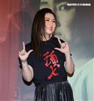 Selina任家萱出席「頭七」首映會。（記者邱榮吉/攝影）