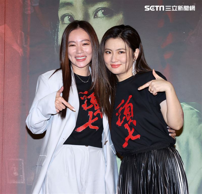 Selina任家萱、高宇蓁出席「頭七」首映會。（記者邱榮吉/攝影）