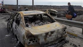 伊爾平（Irpin）遭俄軍侵入（圖／美聯社／達志影像）