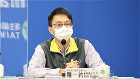 羅一鈞說明不明感染鏈。（圖／指揮中心提供）