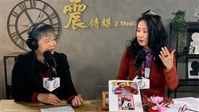 李敖長女李文接受資深媒體人黃光芹網路節目《新聞不芹菜》專訪（圖／《震傳媒》提供）