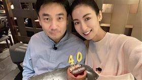 大久保麻梨子、老公Jerry（圖／翻攝自大久保麻梨子臉書）
