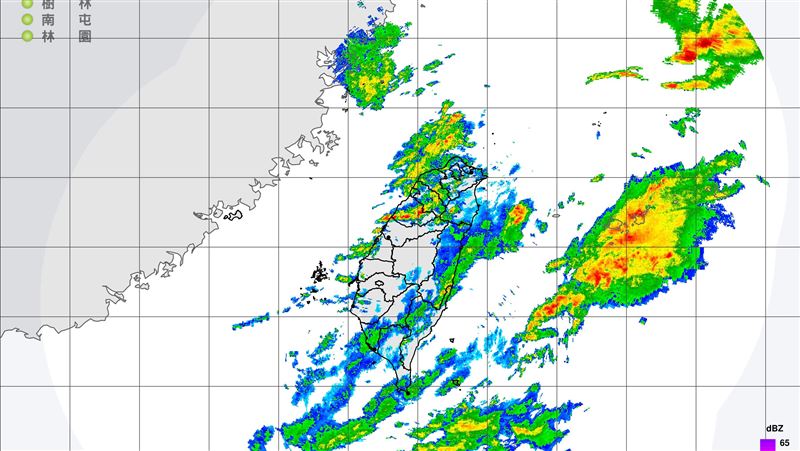 即時天氣訊息　新竹至台中防大雨雷擊
