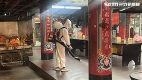 南投出現台東確診者足跡，紫南宮、受天宮都有，縣府緊急清消。（圖／翻攝畫面）