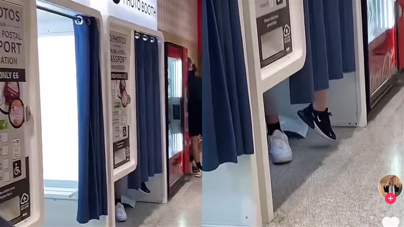 女拍快照機被抬起　她見上下移動嚇傻