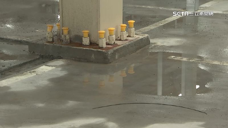 北農中繼市場將開幕　裡頭漏水濕一片