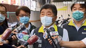 指揮官陳時中前往基隆視察，並表示將發展出類普篩模式。（圖／翻攝畫面）