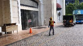 確診者曾到台中林酒店  環保局派員清