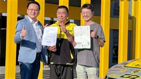 廖老大打龜終於有路了，立委莊競程，借路，公文，風車大道(圖／翻攝自立委莊競程臉書)