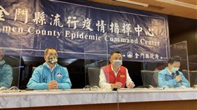 金門縣長楊鎮浯召開記者會，指出當地一名26歲男子為台中婚宴群聚、案23277接觸者，在昨日晚間PCR結果確診。