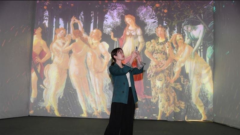 文藝復興大展巴鈺體驗新藝術互動裝置