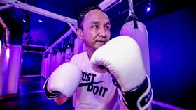 前國民黨主席朱立倫對此似乎不以為然，今（1）天上午安排邀國民黨籍立委洪孟楷、陳以信、謝衣鳯、李貴敏等人進行拳擊特訓（圖／朱立倫辦公室提供）