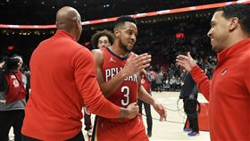 ▲麥考倫（CJ McCollum）攻下全場最高25分。（圖／路透社／達志影像）