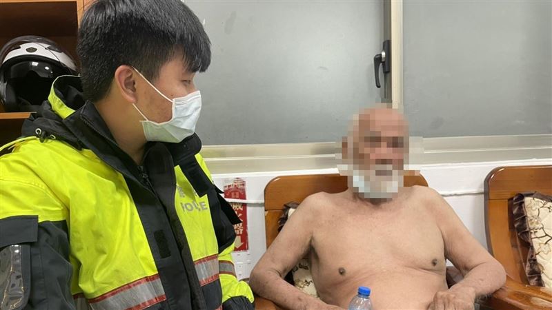 桃園失智翁流浪到三重　熱心警助返家