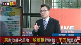 資深媒體人汪潔民在《94要客訴》爆料，俄烏開戰之後，比特幣呈現異常的價量爆漲