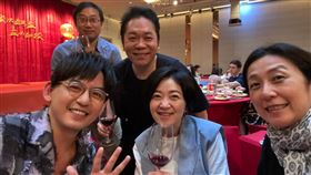 黃韻玲今日傍晚發文，並以五張照片說明與黃子佼的緣分。（圖／翻攝自黃韻玲臉書）