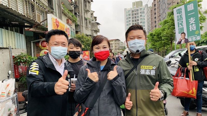 立委趙天麟北上陪張志豪掃市場