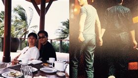 唐鶴德和張國榮的合照。（圖／翻攝自dhttong IG）