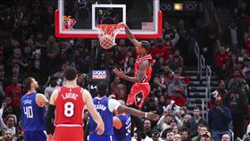▲主將德羅森（DeMar DeRozan）表現超火燙，單場狂轟50分創本季新高。（圖／美聯社／達志影像）