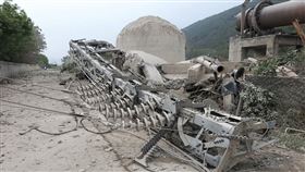 東南水泥,工安意外,水泥塔,高壓電塔,高鐵,台南,高雄,停電（台電提供