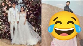 侯昌明曾雅蘭婚紗照（圖／翻攝自vast.ent IG、曾雅蘭臉書）